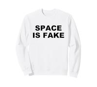 El Espacio es Falsa y Divertida teoría de la conspiración Sudadera