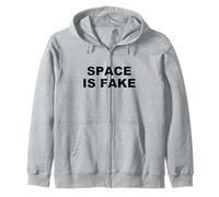 El Espacio es Falsa y Divertida teoría de la conspiración Sudadera con Capucha