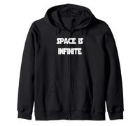 El Espacio es Infinito Sudadera con Capucha