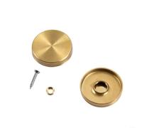 El espejo del acero inoxidable 304 atornilla el casquillo cepillado oro | Tornillos de espejo Tapa de vidrio cepillado, Sujetadores de panel de acero inoxidable para kit de montaje en pared (Oro)