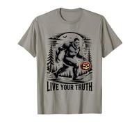 El Espeluznante críptido de Halloween Bigfoot Vive tu Verdad inspirando Camiseta