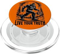 El Espeluznante críptido de Halloween Bigfoot Vive tu Verdad inspirando PopSockets PopGrip para MagSafe