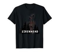 El Espeluznante Personaje de Terror Sirenhead Siren Head, ¿Tienes Miedo? Camiseta, Hombre, Negro, S