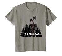 El Espeluznante Personaje de Terror Sirenhead Siren Head, ¿Tienes Miedo? Camiseta, Niños, Pizarra, 10 años