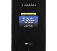 El Espíritu Del Derecho Romano