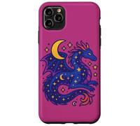 El espíritu del dragón Celestial se eleva Entre Las Estrellas Arte mágico Lunar Carcasa para iPhone 11 Pro MAX