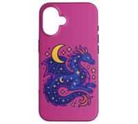 El espíritu del dragón Celestial se eleva Entre Las Estrellas Arte mágico Lunar Carcasa para iPhone 16