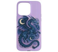 El espíritu del dragón Celestial se eleva Entre Las Estrellas Arte mágico Lunar Carcasa para iPhone 15 Pro MAX