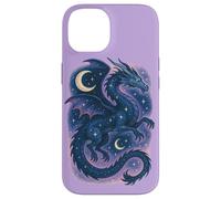 El espíritu del dragón Celestial se eleva Entre Las Estrellas Arte mágico Lunar Carcasa para iPhone 14