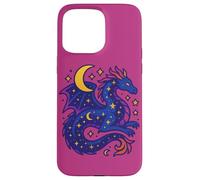 El espíritu del dragón Celestial se eleva Entre Las Estrellas Arte mágico Lunar Carcasa para iPhone 15 Pro MAX