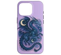 El espíritu del dragón Celestial se eleva Entre Las Estrellas Arte mágico Lunar Carcasa para iPhone 16 Pro