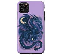El espíritu del dragón Celestial se eleva Entre Las Estrellas Arte mágico Lunar Carcasa para iPhone 11 Pro MAX