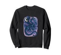 El espíritu del dragón Celestial se eleva Entre Las Estrellas Arte mágico Lunar Sudadera
