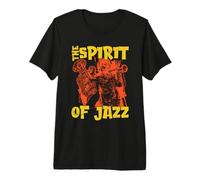 El Espíritu del Jazz Y Blues Músico Saxofonista Música Jazz Camiseta Premium