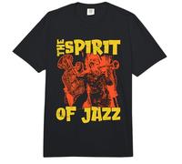 El Espíritu del Jazz Y Blues Músico Saxofonista Música Jazz Comfort Colors Adult Heavyweight T-Shirt