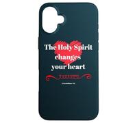 El Espíritu Santo Cambia tu corazón 2 Corintios 3:3 Carcasa para iPhone 16 Plus