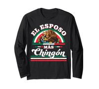 El Esposo Más Chingón Funny Matching Family Couples Humor Manga Larga