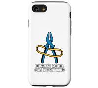 El Estado de ánimo Actual aún no está Conectado a Tierra Broma de Electricista Carcasa para iPhone SE (2020) / 7/8