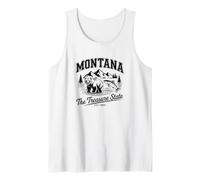 El Estado del Tesoro, Montana, América, Belleza Natural y Vida Silvestre Camiseta sin Mangas