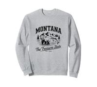 El Estado del Tesoro, Montana, América, Belleza Natural y Vida Silvestre Sudadera