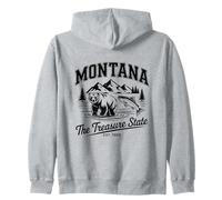 El Estado del Tesoro, Montana, América, Belleza Natural y Vida Silvestre Sudadera con Capucha
