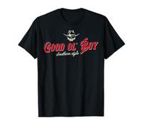 El Estilo sureño de Good Old Boy es Cowboy Skull Camiseta