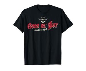El Estilo sureño de Good Old Boy es Cowboy Skull Camiseta