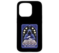 El Estratega XVII Tarot Ajedrez Místico Jugador de Ajedrez Carcasa para iPhone 15 Pro