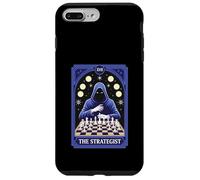 El Estratega XVII Tarot Ajedrez Místico Jugador de Ajedrez Carcasa para iPhone 7 Plus/8 Plus
