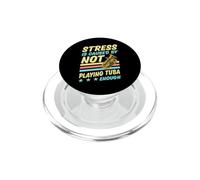 El estrés es causado por no Jugar lo Suficiente a la Tuba PopSockets PopGrip para MagSafe