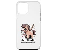 El Estudio de Arte Kawaii Pony se reúne con el Caballo de Arena Carcasa para iPhone 12 Mini