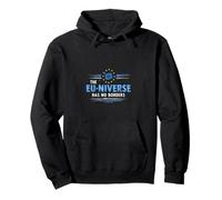 El Euniverso No Tiene Fronteras Orgullo Sudadera con Capucha
