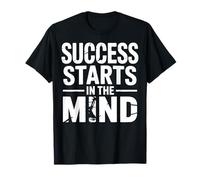 El éxito comienza en la mente Cita motivacional de emprendedor Camiseta
