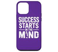 El éxito Comienza en la Mente Cita Motivacional de emprendedor Carcasa para iPhone 12 Mini