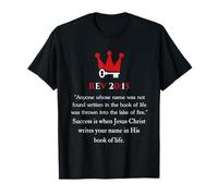 El éxito es cuando estás en su libro de la vida Revelación 20 15 Camiseta