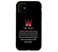 El éxito es cuando estás en su libro de la vida Revelación 20 15 Carcasa para iPhone 11