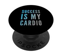 El éxito es mi Cardio Motivacional TXT Éxito Diseño Éxito PopSockets PopGrip Adhesivo
