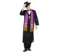 El Exorcista Father Merrin Cura Disfraz Bata Adulto Halloween Disfraz Película