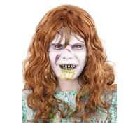 El Exorcista Regan Máscara Adulto Halloween Disfraz Accesorio Látex + Cabello