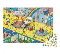 El Experimento de la Feria de Ciencias salió Mal Puzzle De Madera Impermeable DIY Puzzles De 1000 Piezas para Adultos Divertido Rompecabezas para Decoración del Hogar