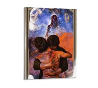 El fantasma de la ópera - Lienzo contemporáneo en marco para decoración interior, salón, oficina, comedor