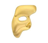 El fantasma de la ópera máscara broche de oro mate máscara humana pin accesorio único adecuado para fiestas, festivales de trabajo y vida diaria