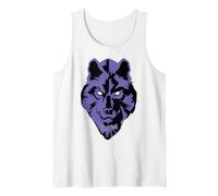 El Fantasma Diablo Lobo Cara Retro Comic Camiseta sin Mangas