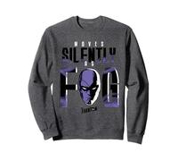 El Fantasma se Mueve en Silencio como un cómic Retro de Niebla Sudadera