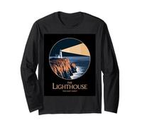 El Faro El Paisaje Marino de la Costa Este Manga Larga