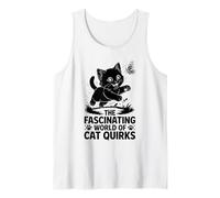 El fascinante mundo de las peculiaridades de los gatos Amante de los gatos Feline Pet Camiseta sin Mangas