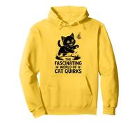El fascinante mundo de las peculiaridades de los gatos Amante de los gatos Feline Pet Sudadera con Capucha