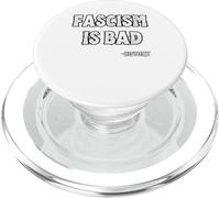El fascismo es Mala Historia Lección Cita PopSockets PopGrip para MagSafe