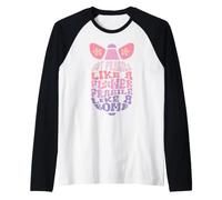 El Feminismo no es frágil como una Flor, como una Bomba Camiseta Manga Raglan