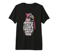 El Feminismo no es frágil como una Flor, como una Bomba Camiseta Premium